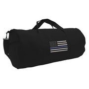Rothco Thin Blue Line Canvas Duffle Bag | 19-Inch Shoulder Bag