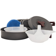 Emergency Zone Mountain Meal Mess Kit, 8-piece anodized aluminum cook set