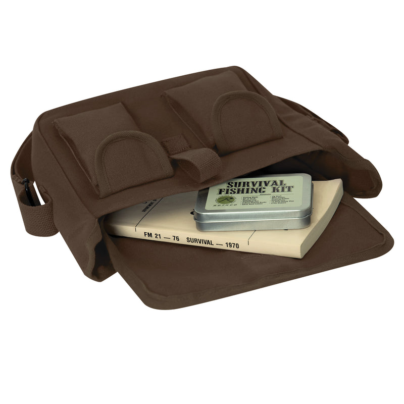 Rothco Canvas Ammo Shoulder Bag – EDC Crossbody with Adjustable Strap