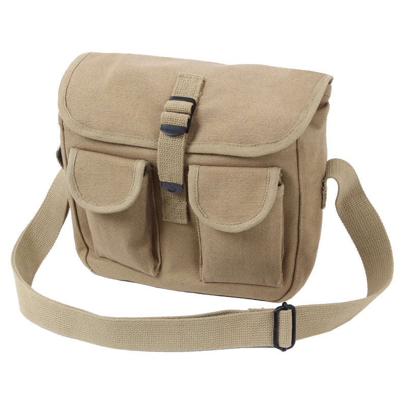 Rothco Canvas Ammo Shoulder Bag – EDC Crossbody with Adjustable Strap