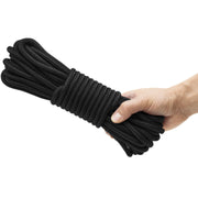 9mm x 50' Nylon Braided Utility Rope – Multi-Purpose Camping Cord