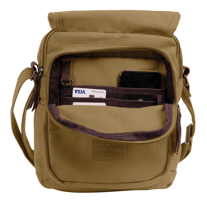 Rothco Every Day Work Shoulder Bag | Canvas & Leather