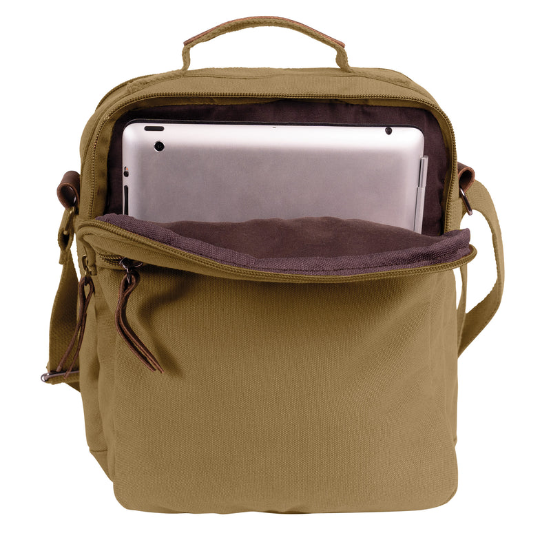Rothco Every Day Work Shoulder Bag | Canvas & Leather