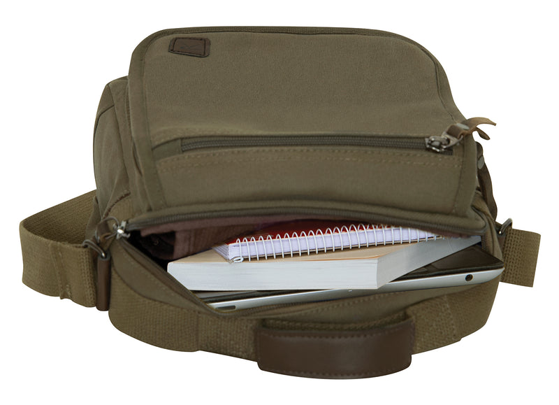 Rothco Every Day Work Shoulder Bag | Canvas & Leather