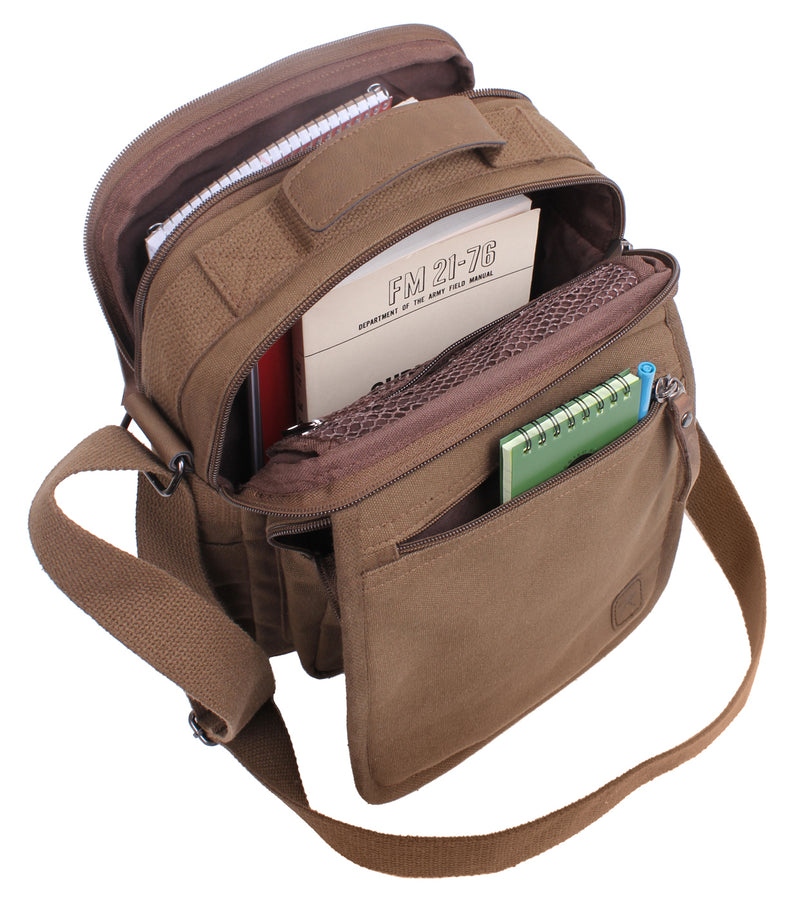Rothco Every Day Work Shoulder Bag | Canvas & Leather