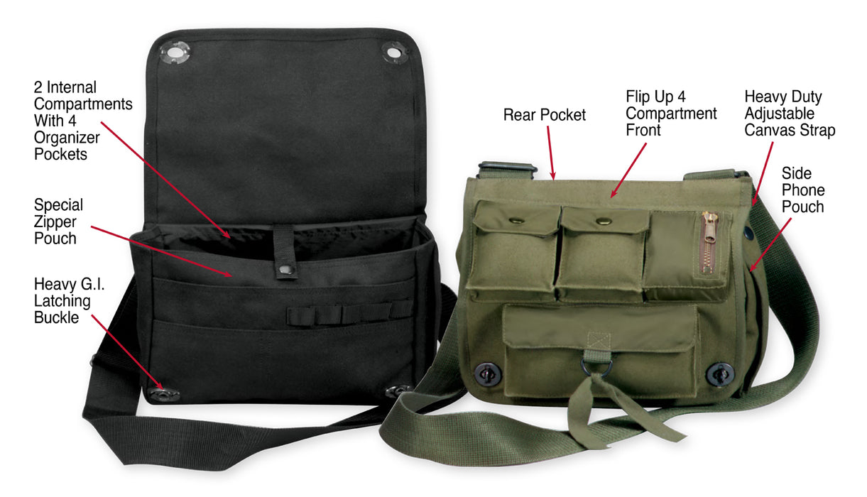 Rothco Venturer Survivor Bag: Compact EDC & Outdoor Shoulder Pack
