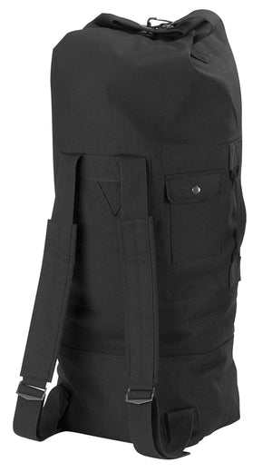 Rothco G.I. Style Canvas Double Strap Duffle Bag – 89L Military Sea Bag