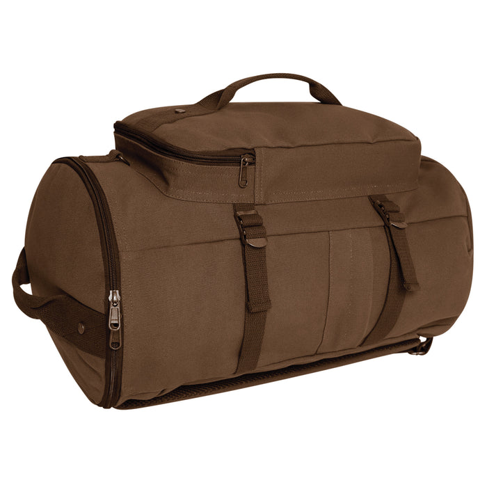 Rothco Convertible Canvas Duffle / Backpack (19-Inch, 30L)