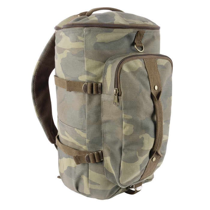 Rothco Convertible Canvas Duffle / Backpack (19-Inch, 30L)