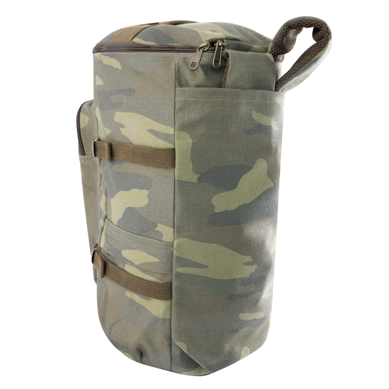 Rothco Convertible Canvas Duffle / Backpack (19-Inch, 30L)