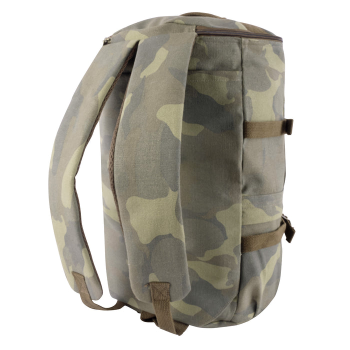 Rothco Convertible Canvas Duffle / Backpack (19-Inch, 30L)
