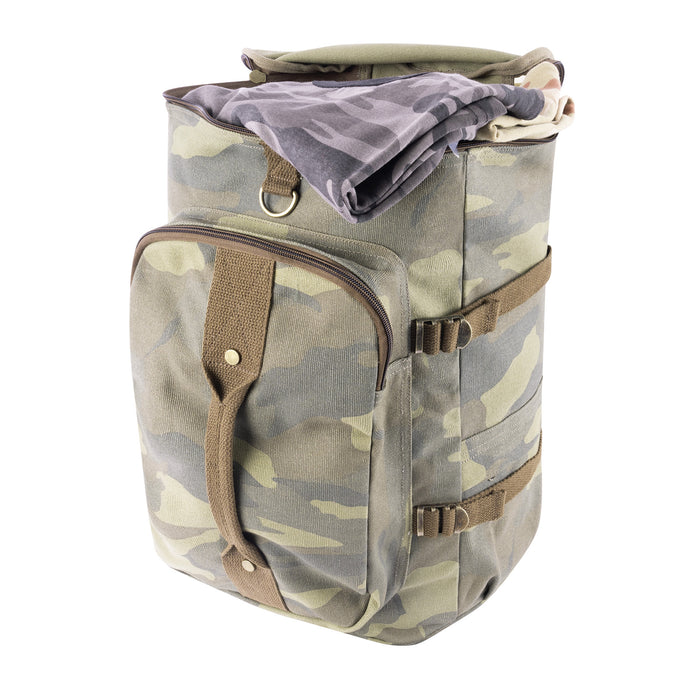 Rothco Convertible Canvas Duffle / Backpack (19-Inch, 30L)