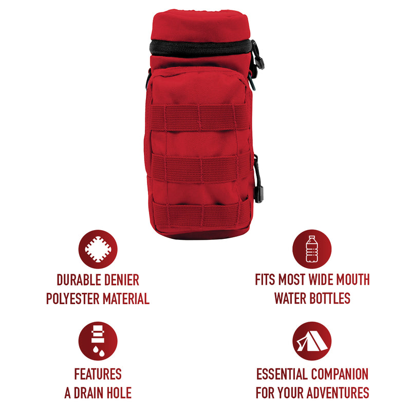 Rothco MOLLE Compatible Water Bottle Pouch | Tactical Hydration
