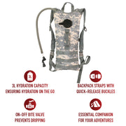 Rothco MOLLE 3 Liter Backstrap Hydration System | Tactical 