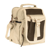 Rothco Vintage Canvas & Leather Travel Shoulder Bag – Compact Crossbody