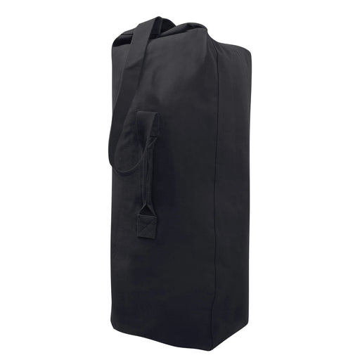 Rothco Heavyweight Top Load Canvas Duffle Bag, Black