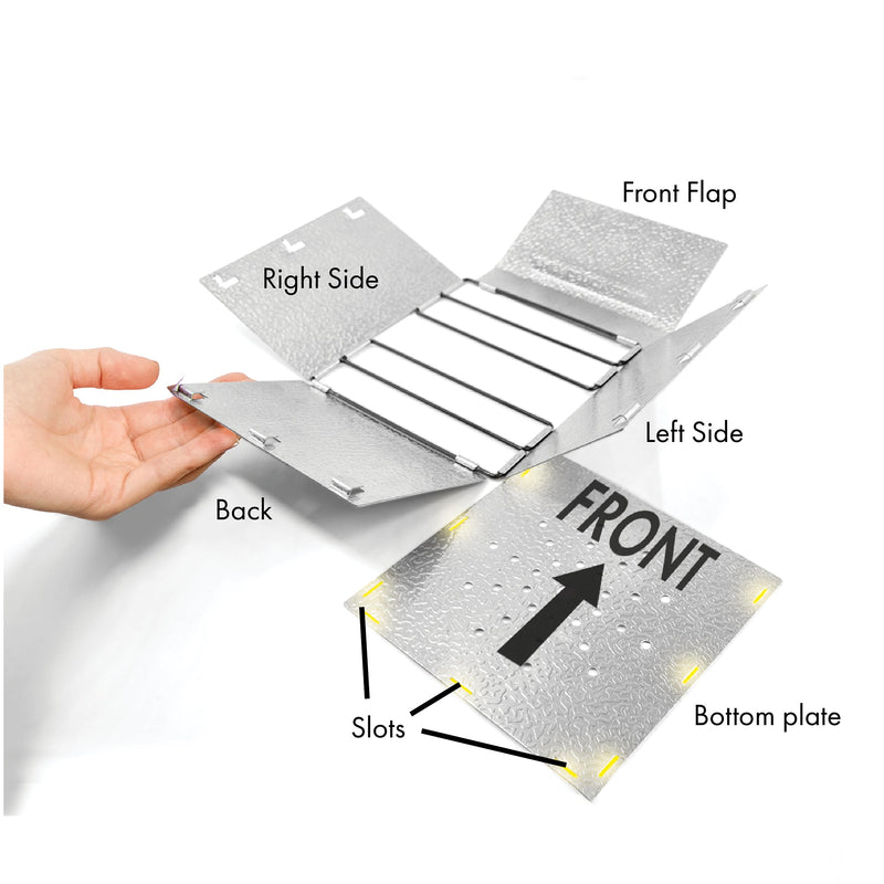 Emergency Zone fold flat aluminum stove