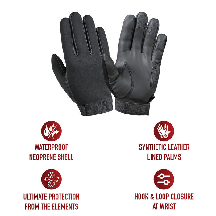 Rothco Multi-Purpose Neoprene Gloves – Waterproof & Lightweight Grip