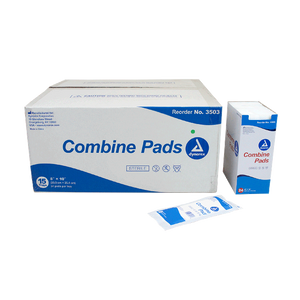 Kemp USA Combine ABD Pads, Sterile 8x10 - Case of 360 pcs