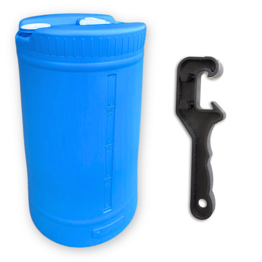15 Gallon Water Storage Tank Kit – Portable BPA-Free Drum (Includes Wrench)