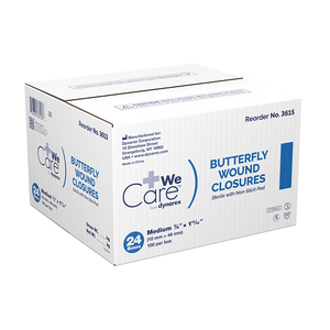 Kemp USA Sterile Butterfly Wound Closures – (Case of 2,400)