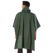 Rothco Rubberized Rainwear Poncho | Heavy-Duty Waterproof