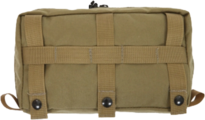 R&B MOLLE Med Pouch - Front Top with Zipper