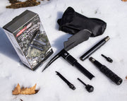 Deluxe 12-in-1 Tactical Folding Shovel – Carbon Steel Survival Tool