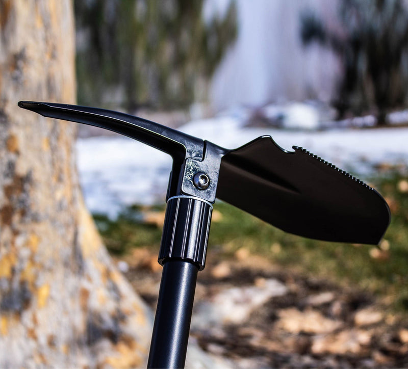 Deluxe 12-in-1 Tactical Folding Shovel – Carbon Steel Survival Tool