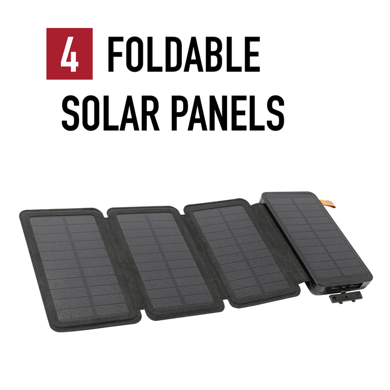 Rothco Folding Solar Panel with 16000mAh Power Bank
