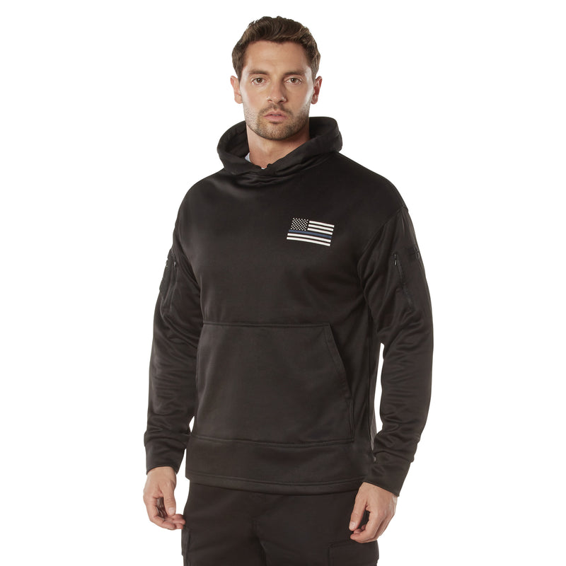 Rothco Thin Blue Line Concealed Carry Hoodie - Honor and Respect