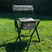 Rothco Deluxe Folding Stool with Back Support & Pouch