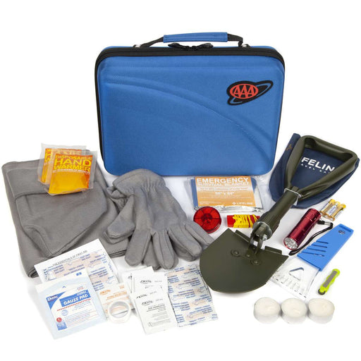 AAA 65-Piece Severe Weather Road Survival Kit – Winter Safety & First Aid