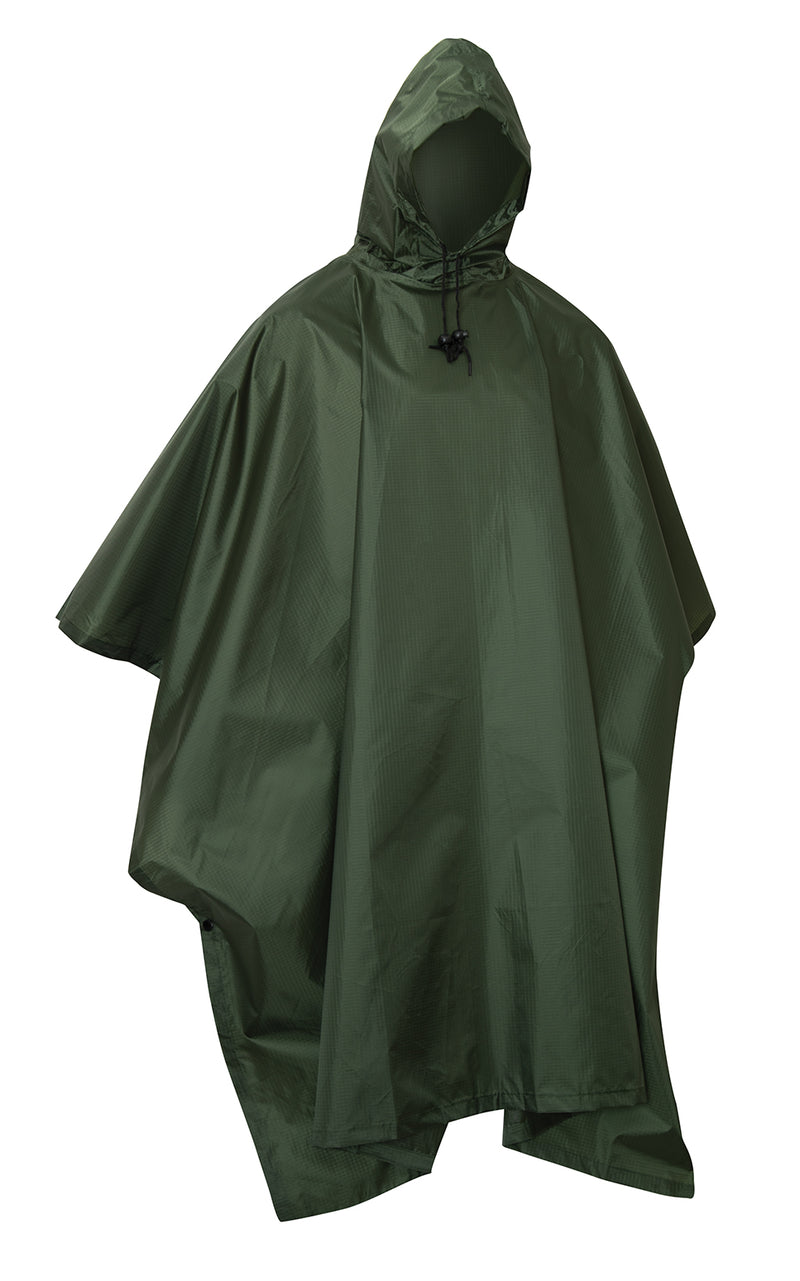 Rothco G.I. Type Rip-Stop Poncho | Waterproof Shelter Tarp