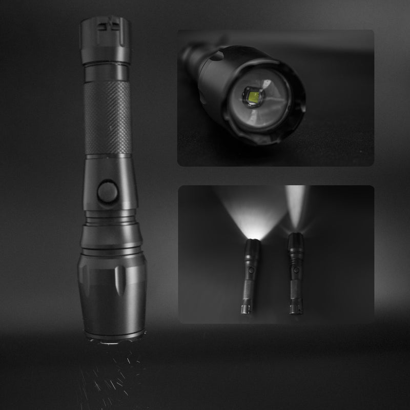 Emergency Zone CREE LED tactical flashlight, zoomable, 3 AAA batteries