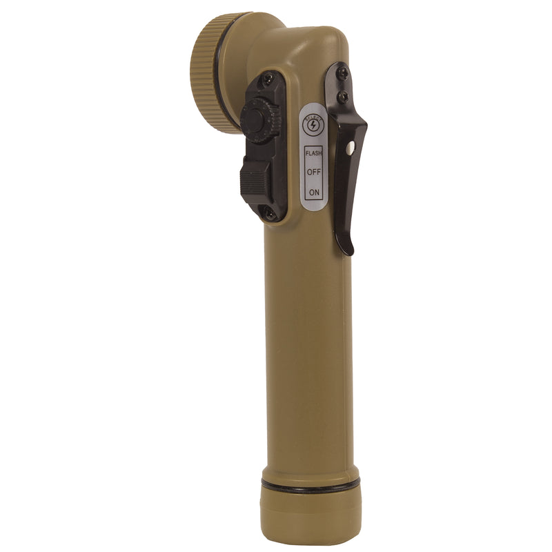 Rothco Mini LED Right-Angle Flashlight | Multi-Color Tactical Light