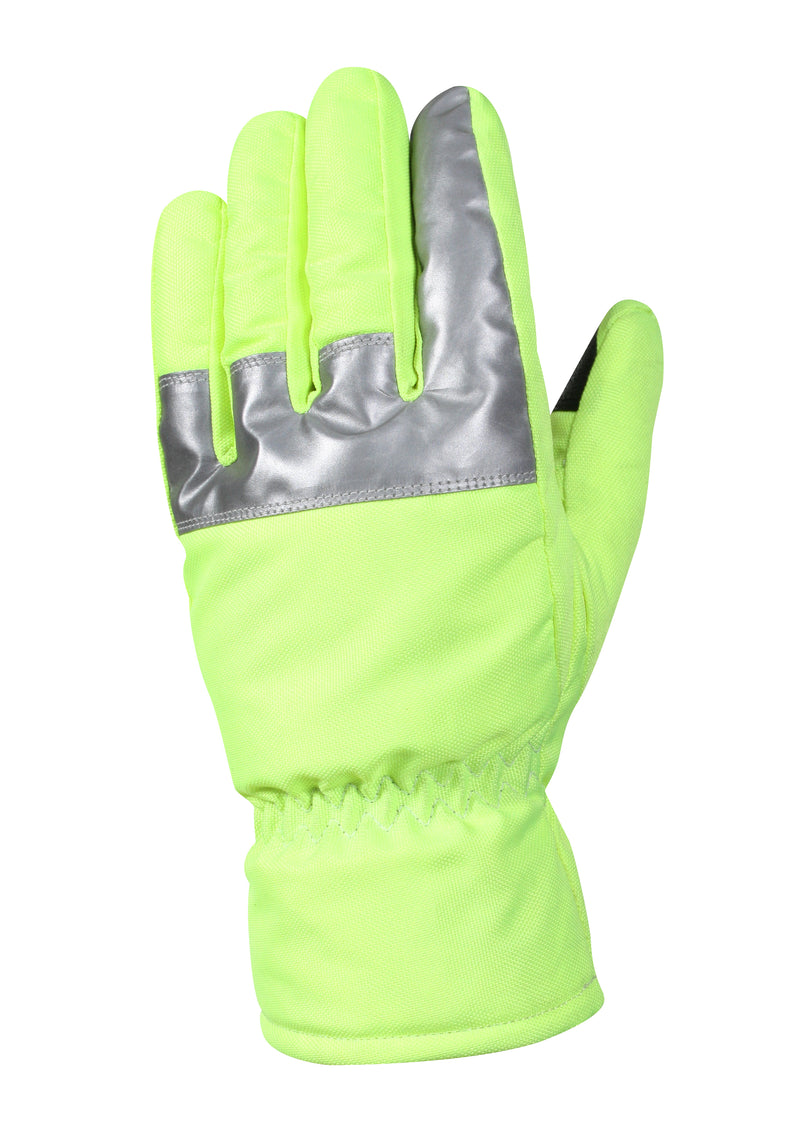 Rothco Safety Green Gloves | High-Visibility with Reflective Tape