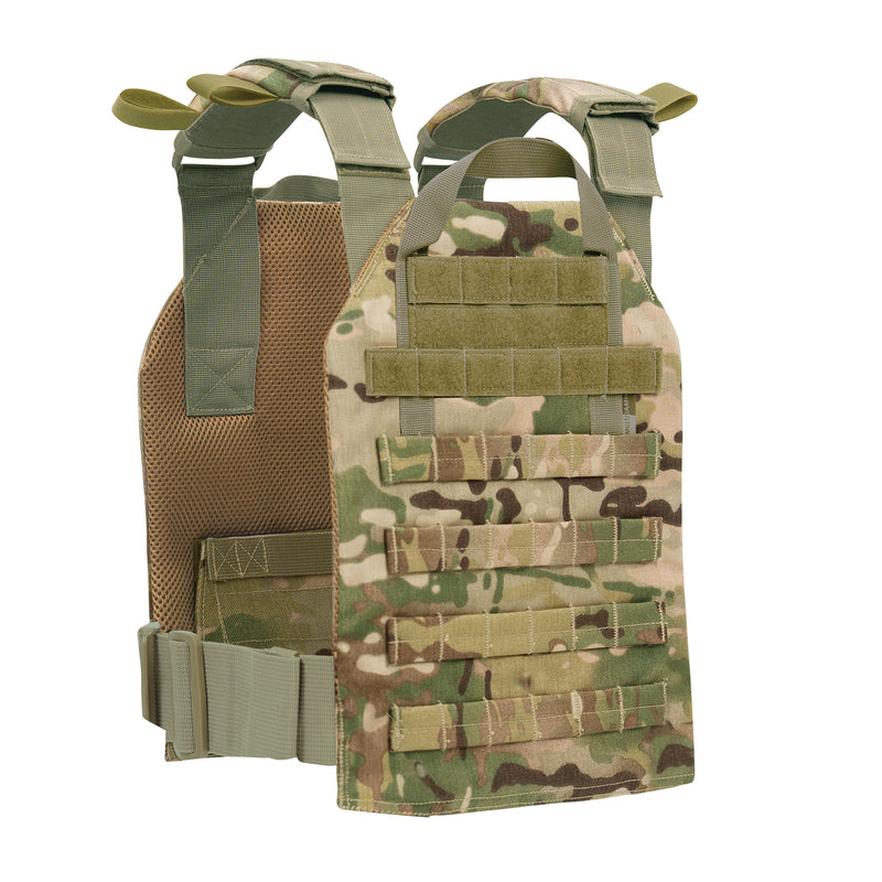 Rothco Low Profile Plate Carrier: MOLLE Vest, Max Mobility & Airflow