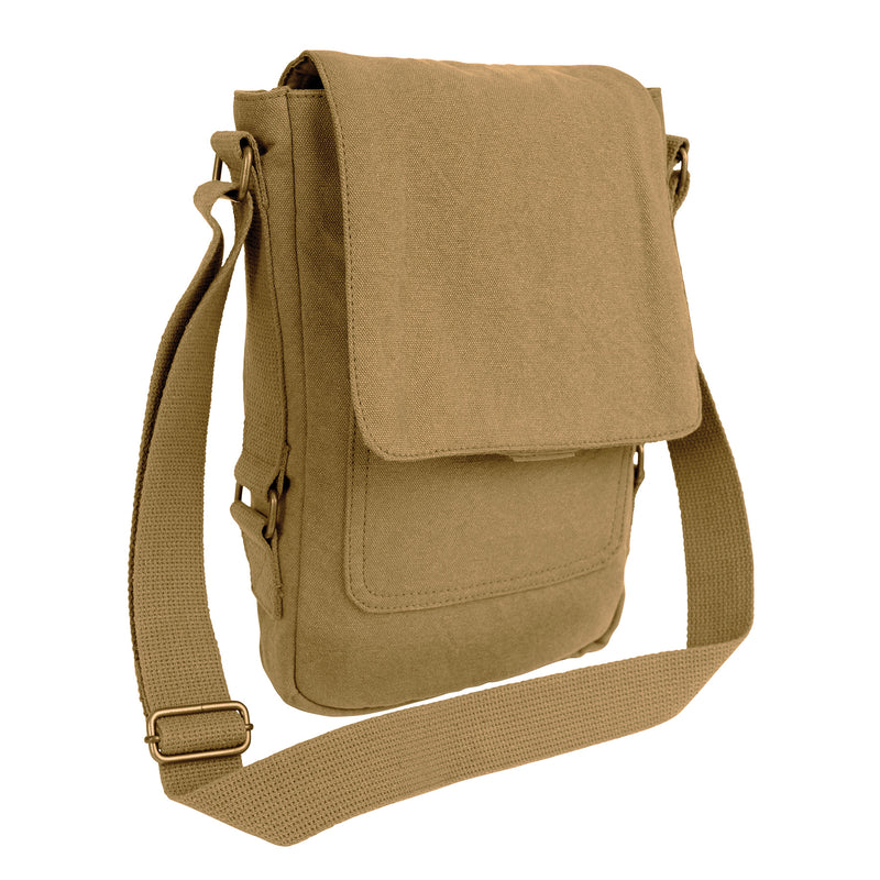 Rothco Vintage Canvas Tech Bag | Padded Tablet Shoulder Bag