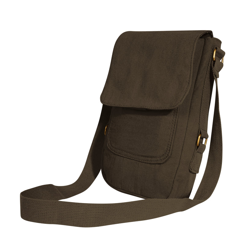 Rothco Vintage Canvas Tech Bag | Padded Tablet Shoulder Bag