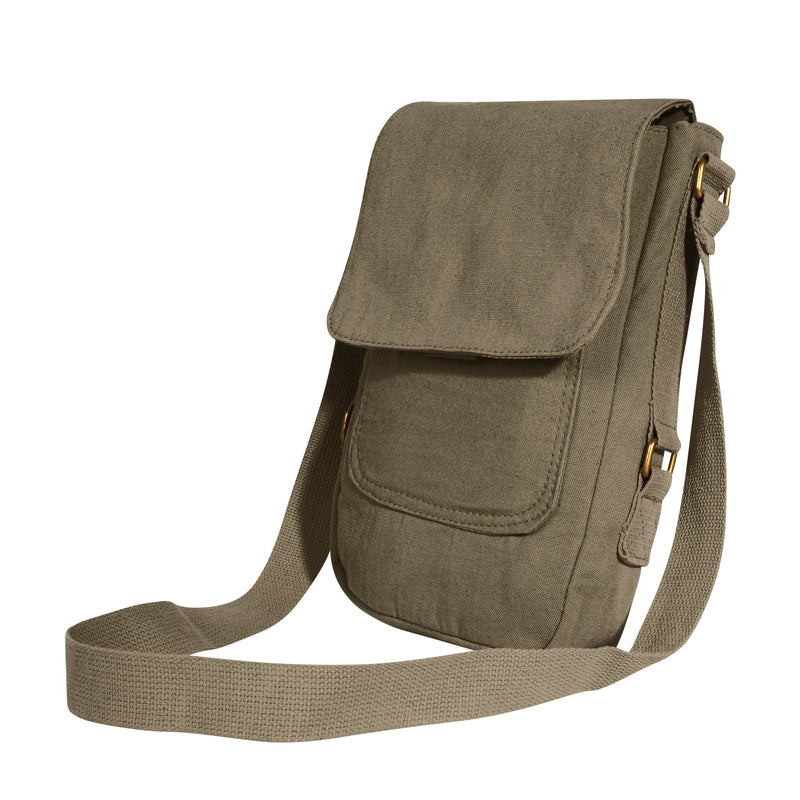 Rothco Vintage Canvas Tech Bag | Padded Tablet Shoulder Bag