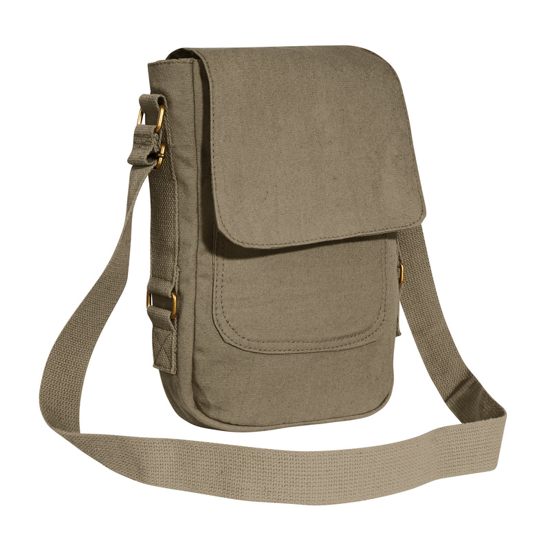 Rothco Vintage Canvas Tech Bag | Padded Tablet Shoulder Bag