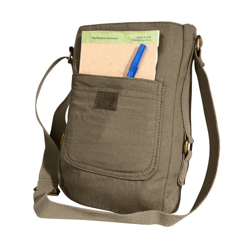 Rothco Vintage Canvas Tech Bag | Padded Tablet Shoulder Bag