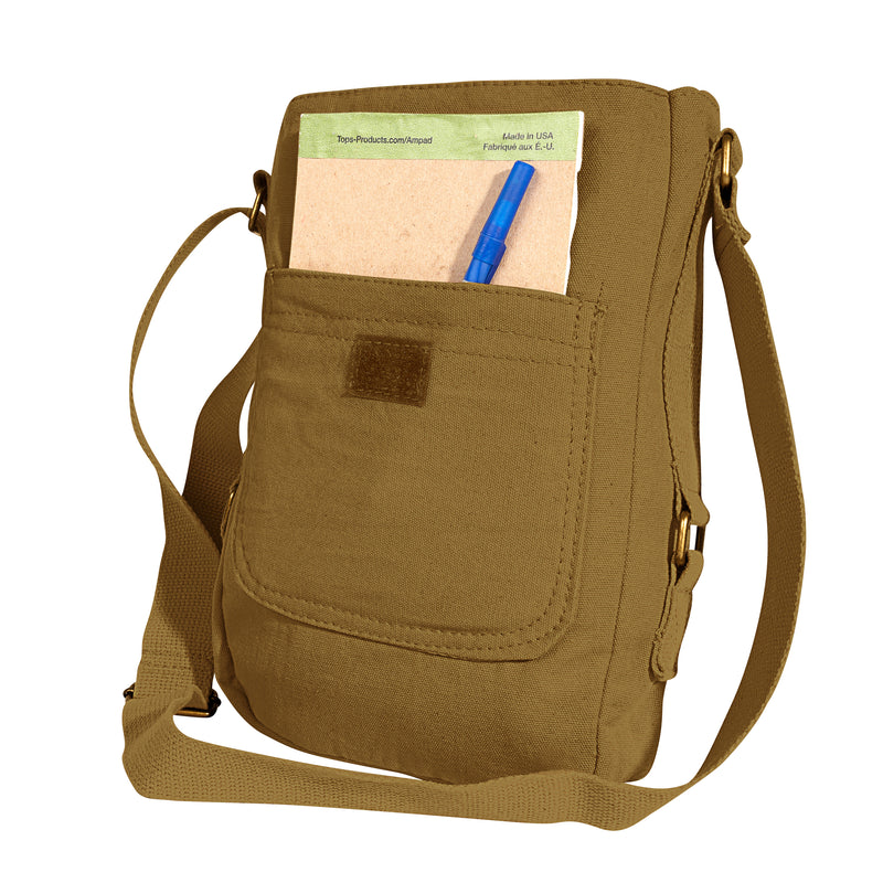 Rothco Vintage Canvas Tech Bag | Padded Tablet Shoulder Bag