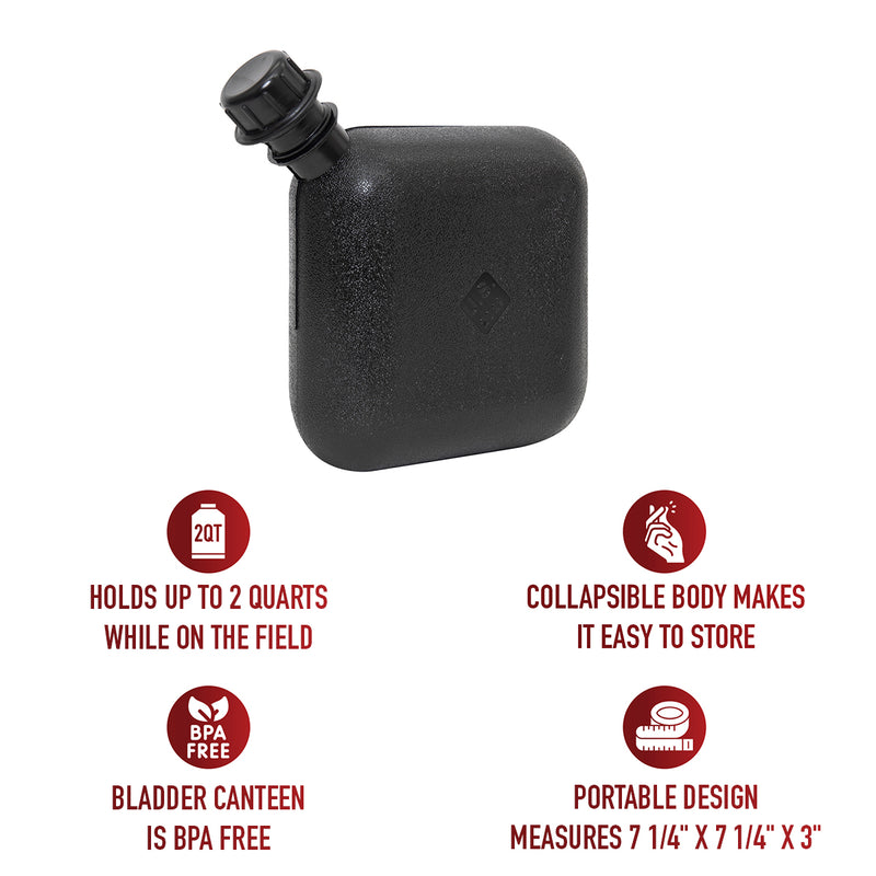 Rothco G.I. Bladder Canteen | 2-Quart Collapsible Water Carrier