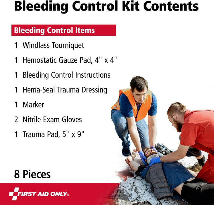 First Aid Only Critical Essentials Bleeding Control Kit | Torso Limb