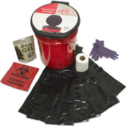 Emergency Zone Complete Toilet Set - Eco Gel Honeybucket Toilet Seat