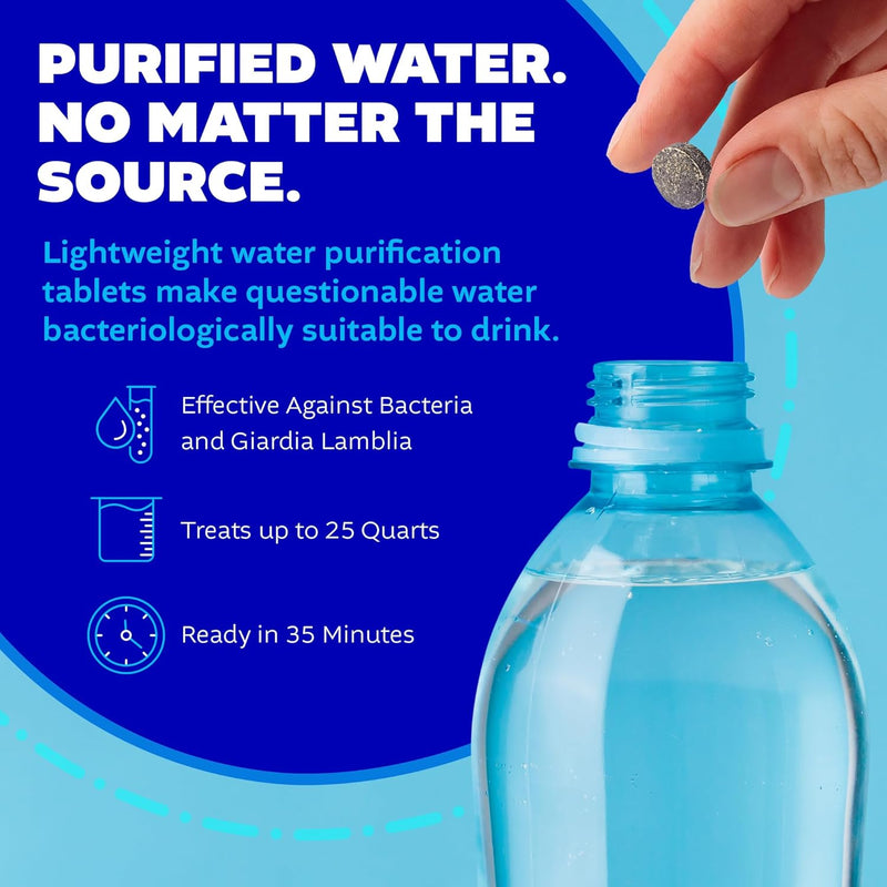 Potable Aqua Water Purification Tablets | Made In USA