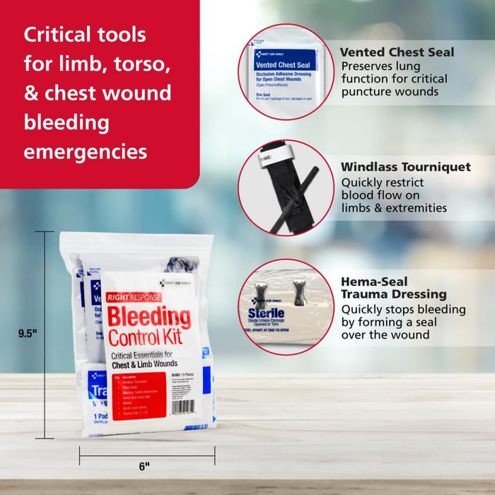 FAO Bleeding Control Kit for Limb & Chest Wounds