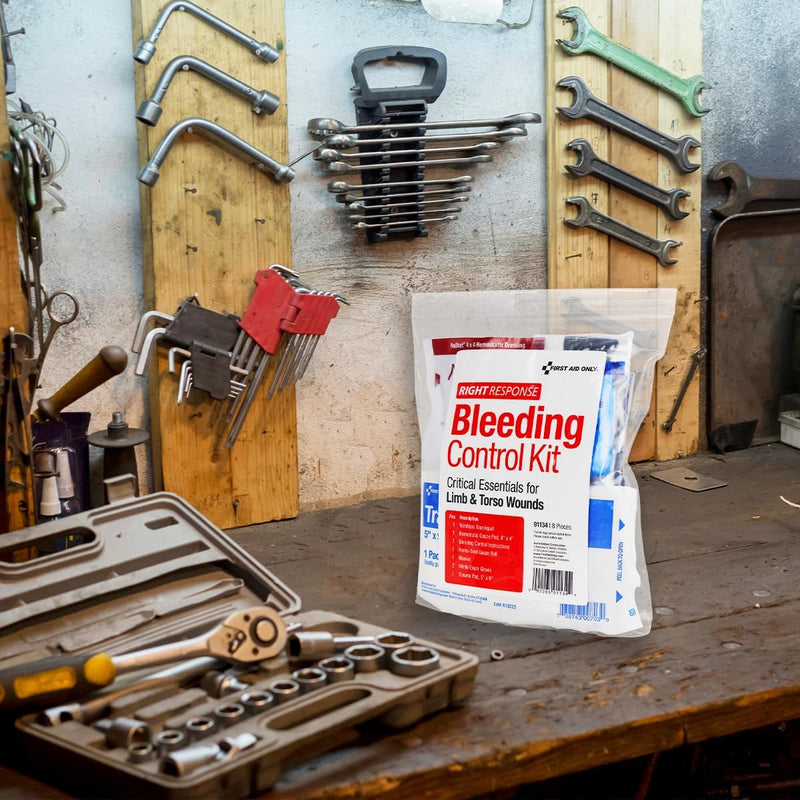 First Aid Only Critical Essentials Bleeding Control Kit | Torso Limb